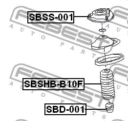 Odbój amortyzatora  SUBARU - [SBD-001](20321­-AA201) przód