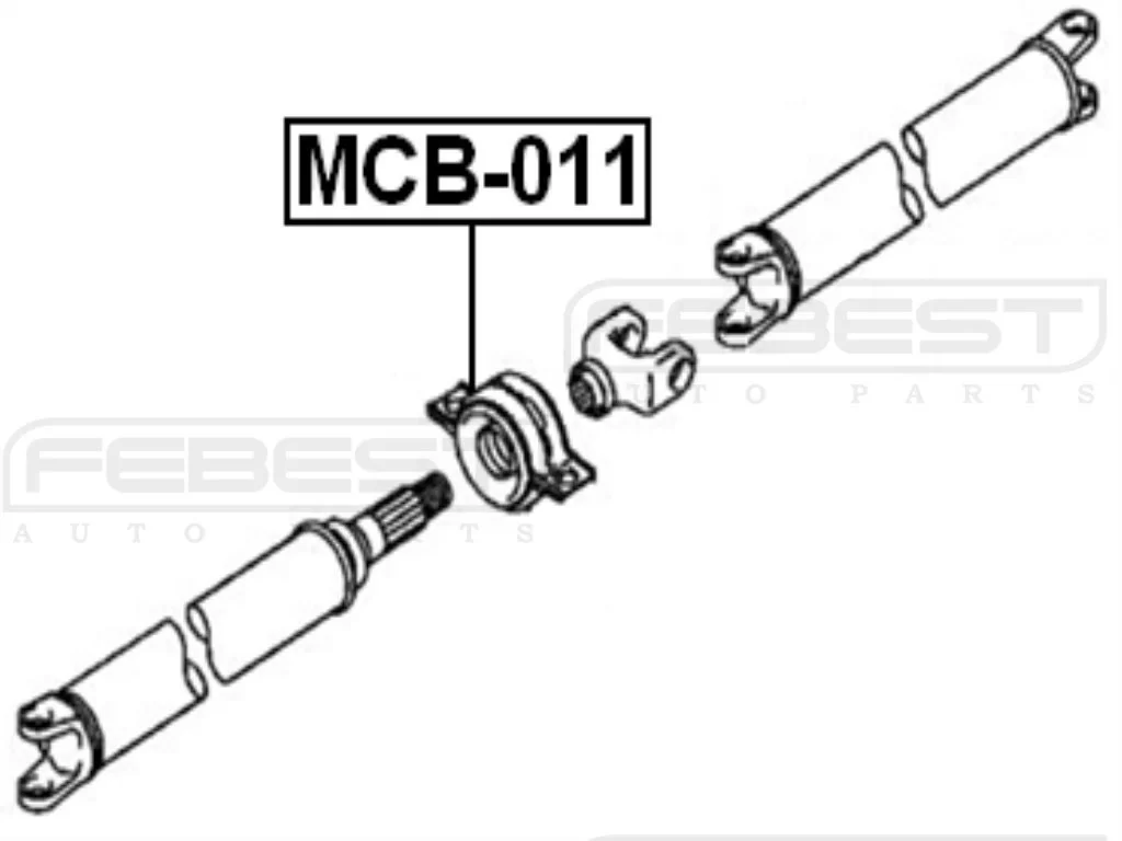 Podpora wału z łożyskiem MITSUBISHI [MCB-011] MR16525­2