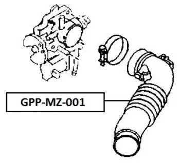 Przewód doprowadzający filtra  MAZDA - [GPP-MZ-001] ZL01-13-220 , ZM01-13-220