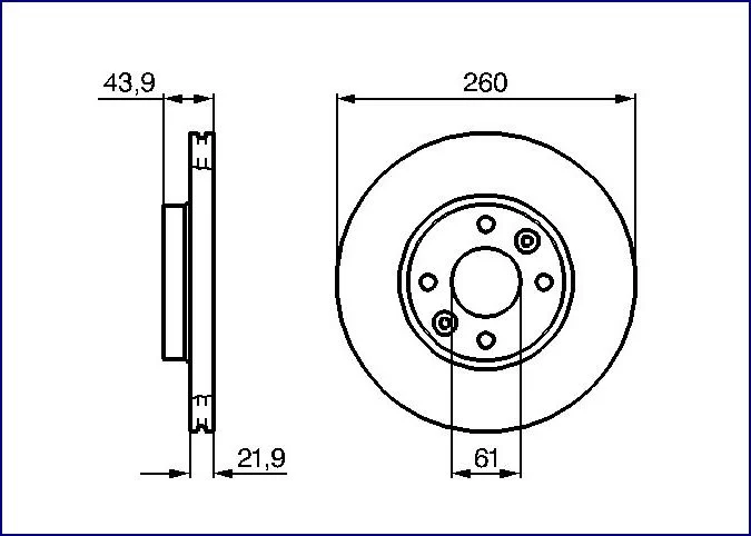 Tarcza hamulcowa NISSAN - [J31087JC]