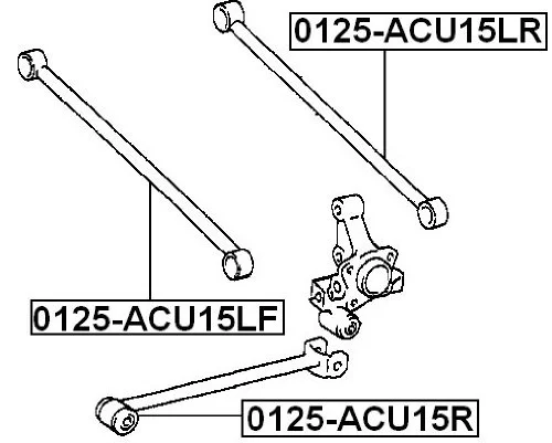 Drążek poprzeczny przedni LEXUS TOYOTA - [0125-ACU15LF](48710-48020)