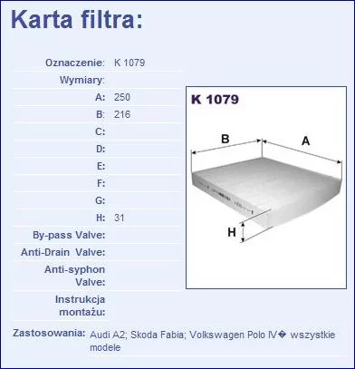 Filtr kabinowy - [B4S000PR]