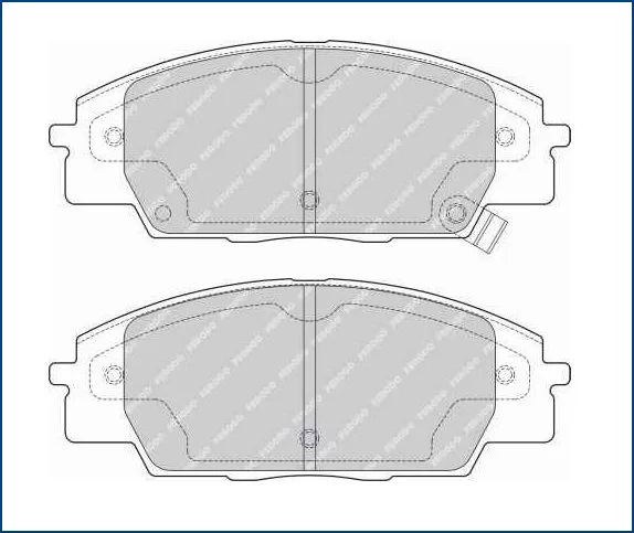  Klocki hamulcowe HONDA - [FDB1444] FERODO