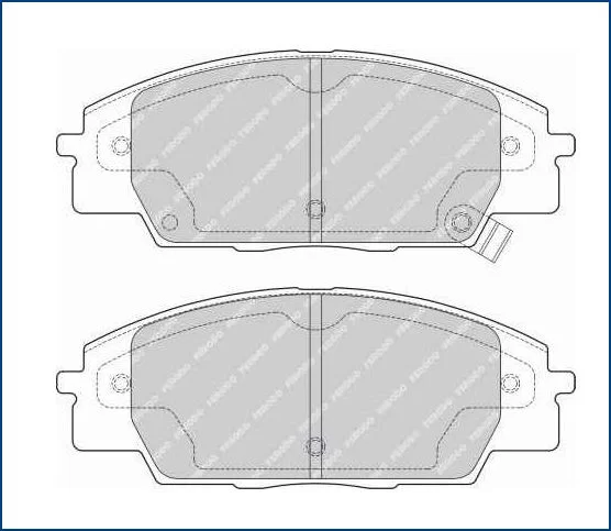 Klocki hamulcowe HONDA - [FDB1444] PREMIER