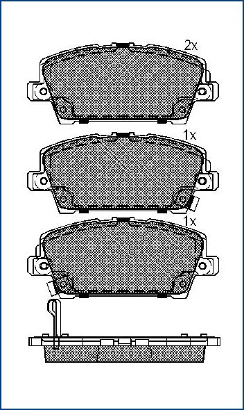 Klocki hamulcowe HONDA - [FDB1859] 3/5D
