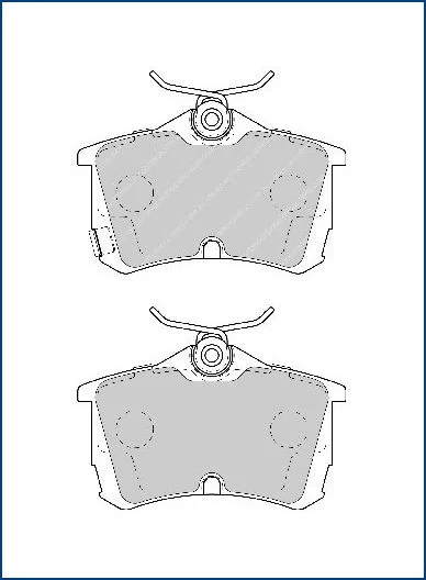 Klocki hamulcowe HONDA - [FDB1506]