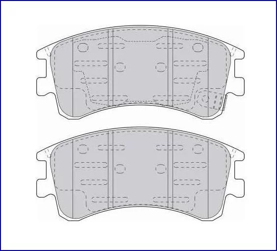 Klocki hamulcowe MAZDA - [FDB1619] FERODO