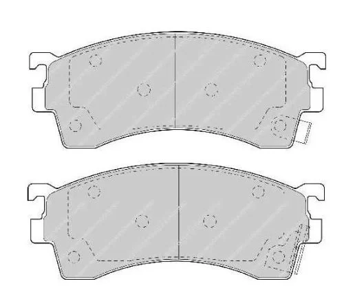 Klocki hamulcowe MAZDA - [FDB950]