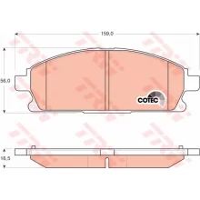  Klocki hamulcowe NISSAN - [GDB3293](410608H785)