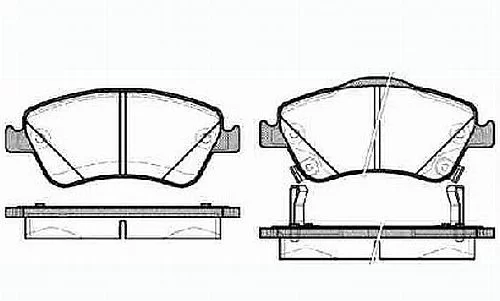 Klocki hamulcowe TOYOTA - [FDB4046] sys.BOSCH