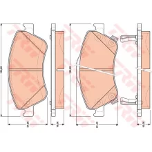  Klocki hamulcowe TOYOTA - [GDB3481] sys.BOSCH