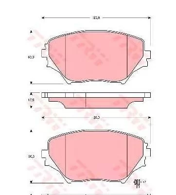 Klocki hamulcowe TOYOTA - [GDB3251](04465-42110)