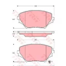  Klocki hamulcowe TOYOTA - [GDB3251](04465-42110)