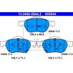 Klocki hamulcowe TOYOTA - [13.0460-5844.2] 2001.07->