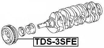 Koło pasowe wału korbowego -TOYOTA -[TDS-3SFE](13408­-74010­)