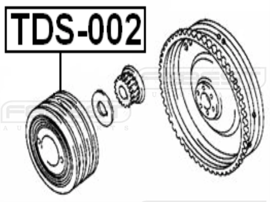 Koło pasowe wału korbowego -TOYOTA - [TDS-002] 1340854070,1340854090,1340854080