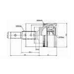 Przegub kpl. TOYOTA - [32-0256J](+ABS)