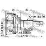 Przegub zewnętrzny TOYOTA - [0110-028A48](+ABS) 34/56/30 (48)