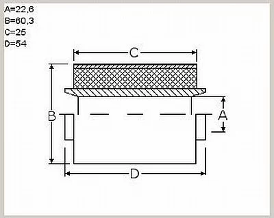 Tuleja wahacza TOYOTA - [90-0221-2](tylna)