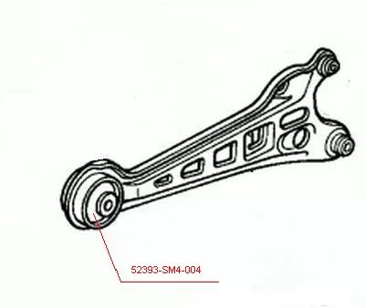 Tuleja wahacza tylnego wzdłużnego -HONDA  [J54008NOK]